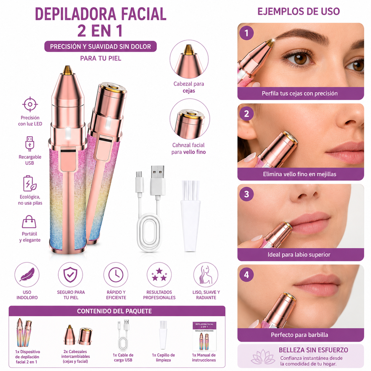 Lapiz Depilación Facial
