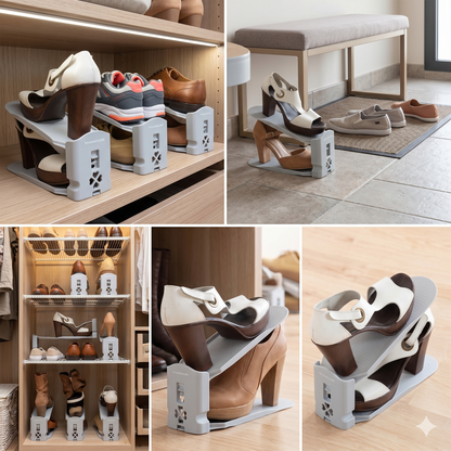 Organizador de Zapatos Regulable (Pack de 3)